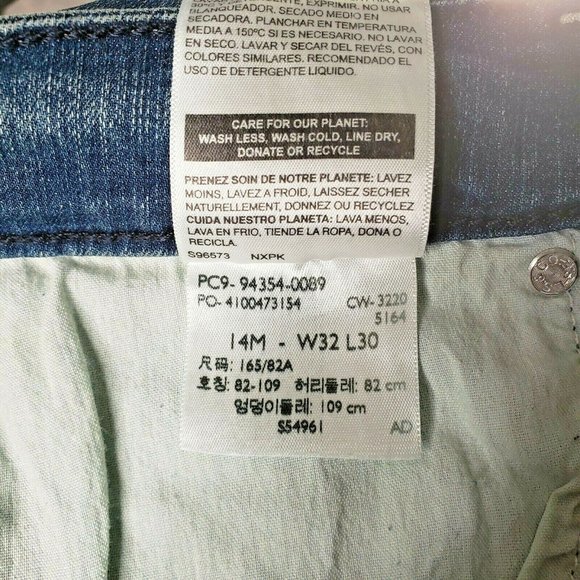Levis Gold Label Signature Mid Rise Skinny Jeans Womens Size 14M 32x30 NWOT - Picture 3 of 10